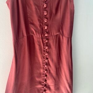 Abercrombie & Fitch Brown Strapless Sheath Mini Dress